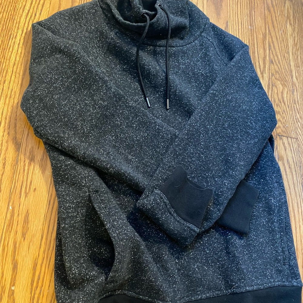 Men’s Cowl Neck Sweatshirt, Small - Picture 3 of 6